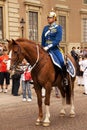 Royal guard. Stockholm, Sweden.