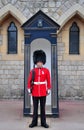 Royal guard at windsor castle Royalty Free Stock Photo
