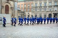 The Royal Guards - changing of the guards at the Royal Castle in