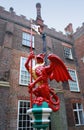 Royal heraldic dragon