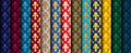 Royal Heraldic Lilies (Fleur de lis) Ã¢â¬â Rich colorful wallpaper, fabric textile, seamless patterns.