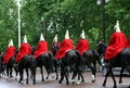 Royal horse guards in London Royalty Free Stock Photo