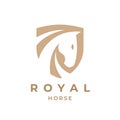 Royal Horse Logo Emblem
