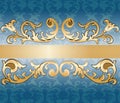 Royal imperial classic ornament Royalty Free Stock Photo