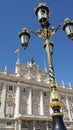 Royal lantern Square Royal Palace in Madrid Royalty Free Stock Photo