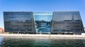 The Royal Library or Black Diamond iconic building on the waterfront in Copenhagen, Denmark Royalty Free Stock Photo