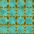 Royal Lily Fleur de Lis Seamless Pattern