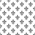 Royal lily seamless pattern Royalty Free Stock Photo