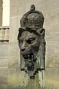 Royal Lion Head on wall