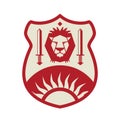 Royal Lion shield design