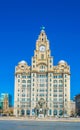 The royal liver building in Liverpool, England Royalty Free Stock Photo