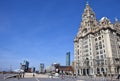 The Royal Liver Building on the Pier Head in Liverpool