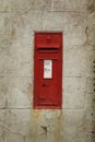 Royal mail box Royalty Free Stock Photo