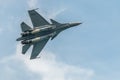 Royal Malaysian Airforce Su-30 at the Singapore Airshow 2016 Royalty Free Stock Photo