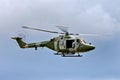 Royal Marines Westland Lynx AH7 Helicopter Royalty Free Stock Photo