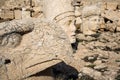 Mount Nemrut or Nemrud, Turkey. Monumental statues, royal tomb Royalty Free Stock Photo