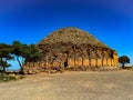 Panoramic view of the Royal Mausoleum of Mauretania in Tipaza province, Algeria Royalty Free Stock Photo