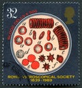 Royal Microscopical Society UK Postage Stamp