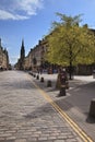 Royal Mile Edinburgh City, Scotland Royalty Free Stock Photo