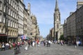 Royal Mile Street Edinburgh City Old Town Scotland