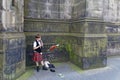 Young Musician, The Royal Mile high street - Edinburgh, Scotland