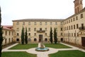 The courtyard of the monastery of San Zoilo in Spain