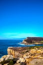 Royal National Park coast in the morning. View near Providential Point, Wattamolla Royalty Free Stock Photo