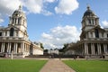 Royal naval college Greenwich Royalty Free Stock Photo