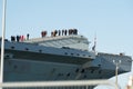 HMS Queen Elizabeth crew families go onboard