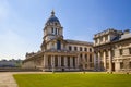 Royal navy chapel and classic colonnaden Royalty Free Stock Photo