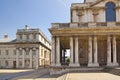 Royal navy chapel and classic colonnaden Royalty Free Stock Photo