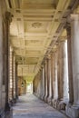 Royal navy chapel and classic colonnaden Royalty Free Stock Photo