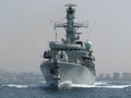 Royal Navy Frigate Royalty Free Stock Photo