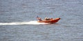 Royal navy lifeboat sea rescue Royalty Free Stock Photo