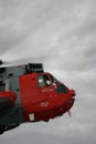 Royal Navy rescue helicopter Royalty Free Stock Photo