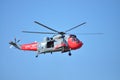 Royal Navy rescue helicopter Royalty Free Stock Photo