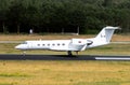 Royal Netherlands Air Force Gulfstream IV business jet taking off from Eindhoven Air Base. Eindhoven, The Netherlands - July 2,