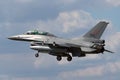 Royal Norwegian Air Force Luftforsvaret General Dynamics F-16BM fighting falcon fighter aircraft. Royalty Free Stock Photo