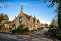 The Royal Oak public house in the Cotswold village of Leighterton, Gloucestershire, UK