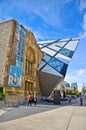 Royal Ontario Museum in a sunny day in Toronto Royalty Free Stock Photo