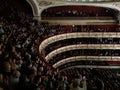 Royal Opera House London Covent Garden balcony Royalty Free Stock Photo