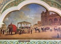 Elephant carriage and Nine seater carriage in the princely state of Mysore
