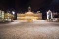 Royal Palace in Amsterdam - night photo