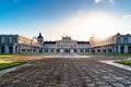 Royal Palace of Aranjuez at sunrise. Long exposure