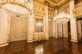 Royal Palace Ballroom. Luxury elegant ancient interior, vintage style