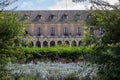 Royal palace behind the garden in Aranjuez