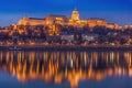 Royal Palace Buda Palace in Hungary Budapest Royalty Free Stock Photo