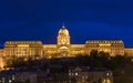 The Royal palace in Budapest Royalty Free Stock Photo
