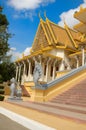 Royal Palace in Cambodia Royalty Free Stock Photo