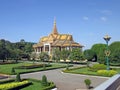 Royal Palace of Cambodia Royalty Free Stock Photo